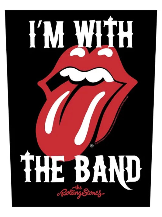 Rolling Stones I'm With The Band Back Patch