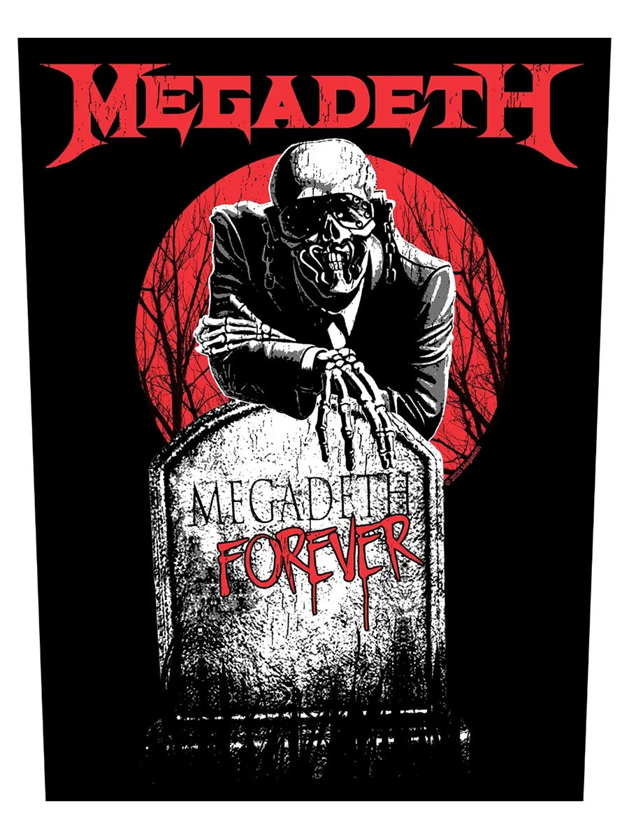 Megadeth Tombstone Back Patch