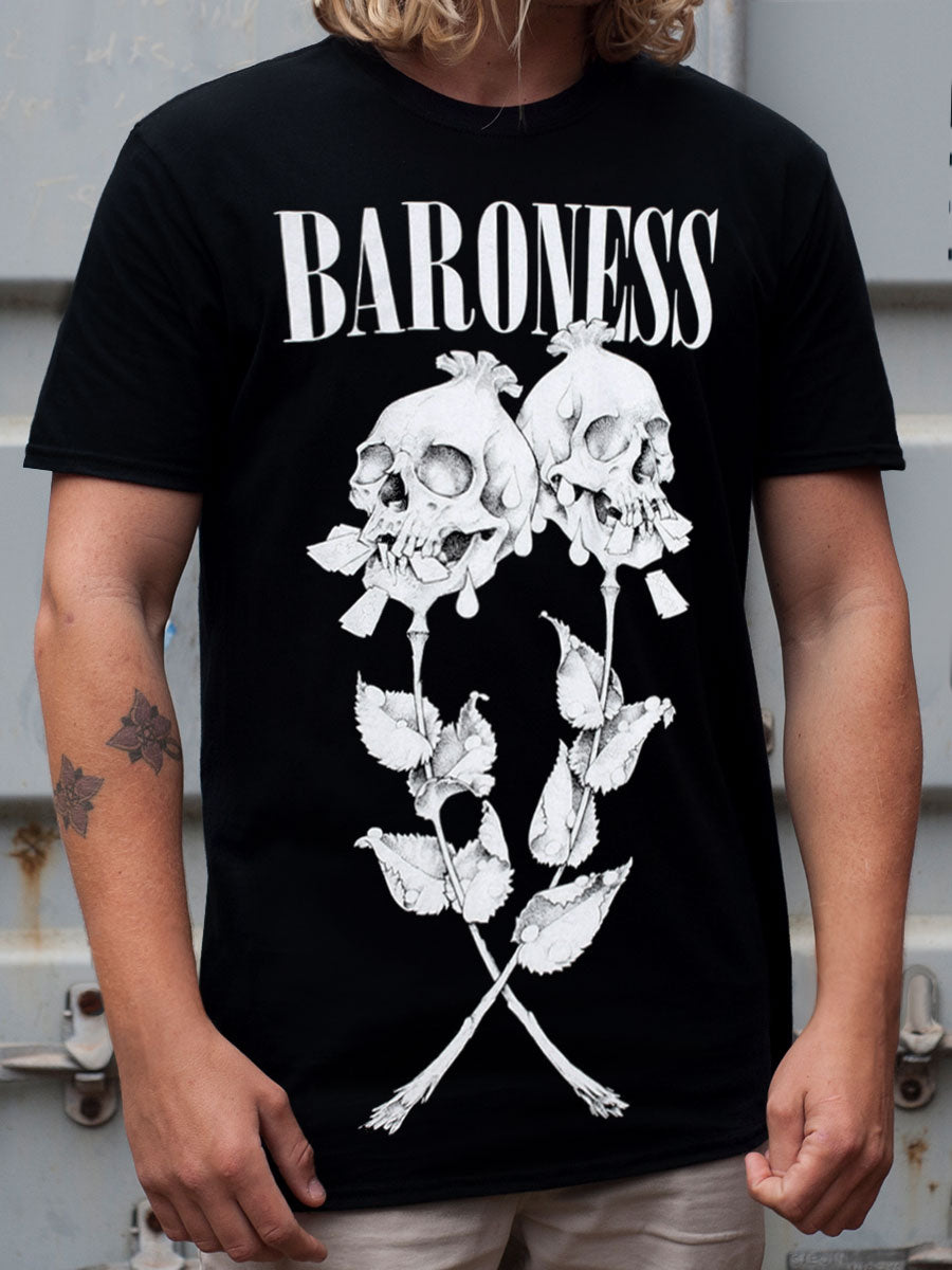 Baroness Razor Bloom 2022 Tour Men's Black T-Shirt
