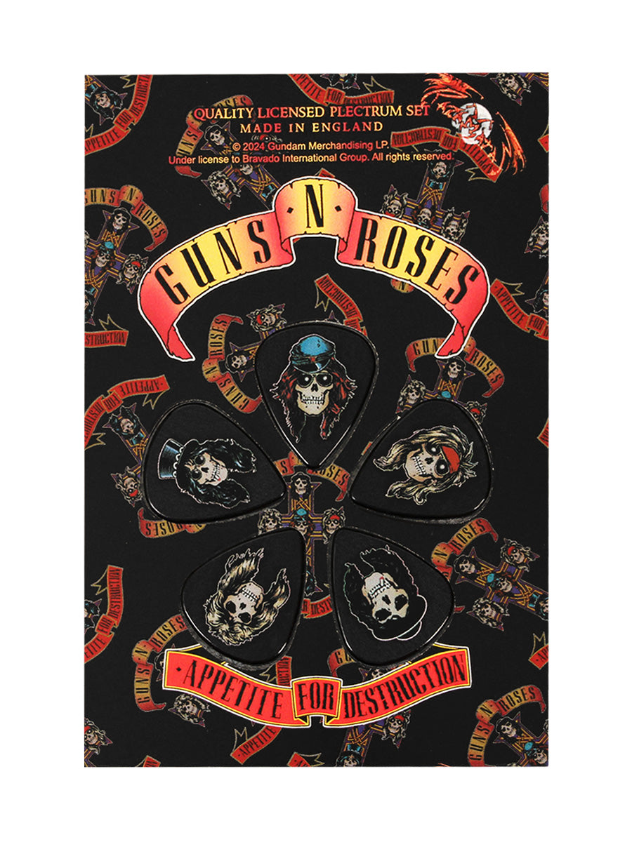 Guns N Roses Appetite For Destruction Plectrum 5 Pack