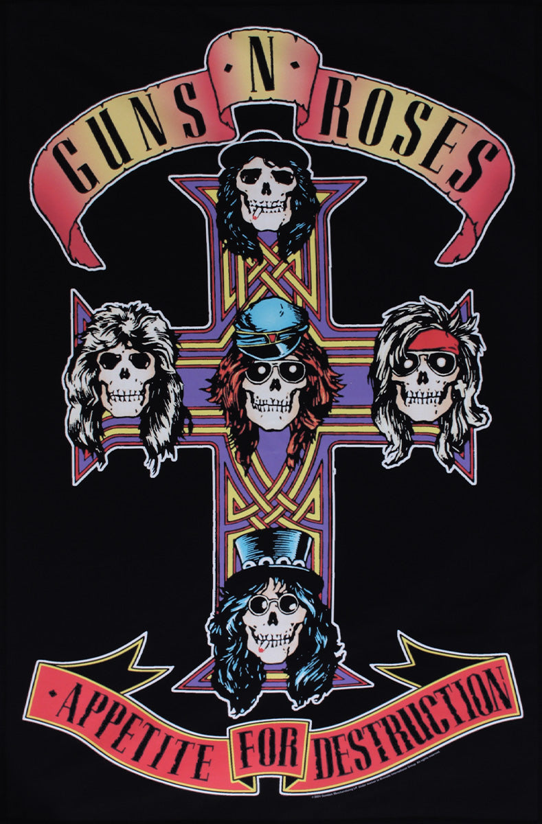 Guns N Roses Appetite For Destruction Textile Flag