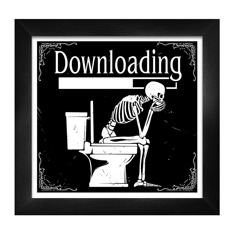 Downloading Framed Print