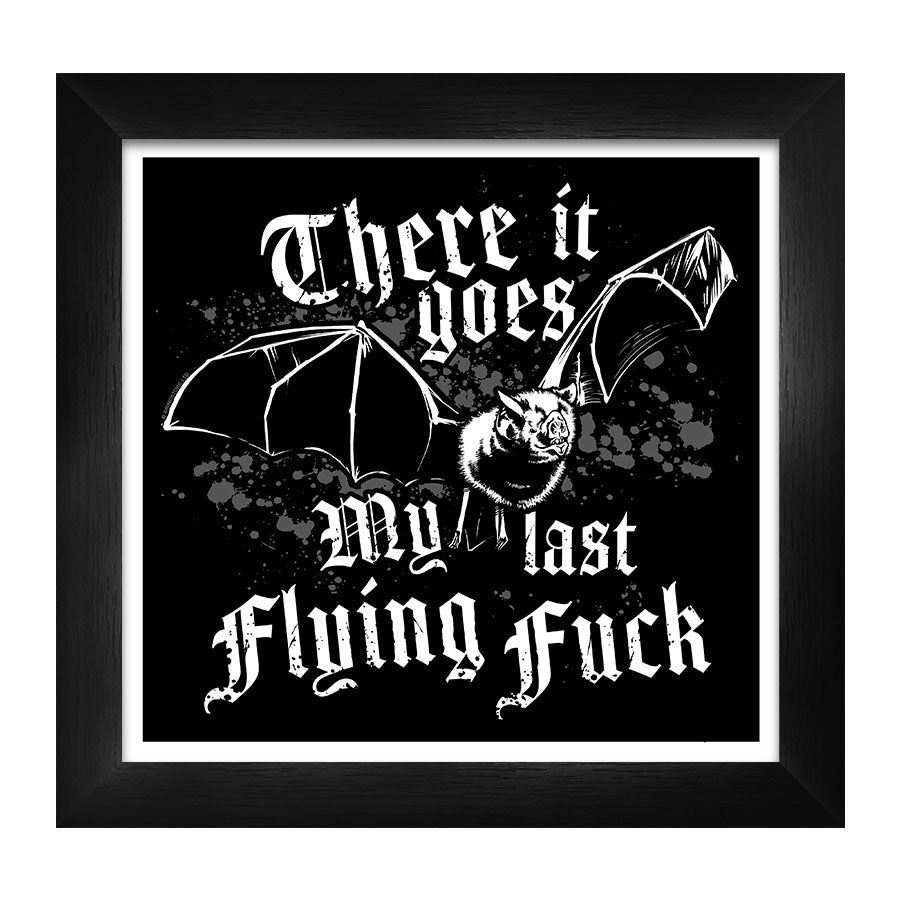 My Last Flying Fuck Framed Print