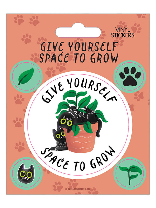 Give Yourself Space To Grow Vinyl Sticker Set