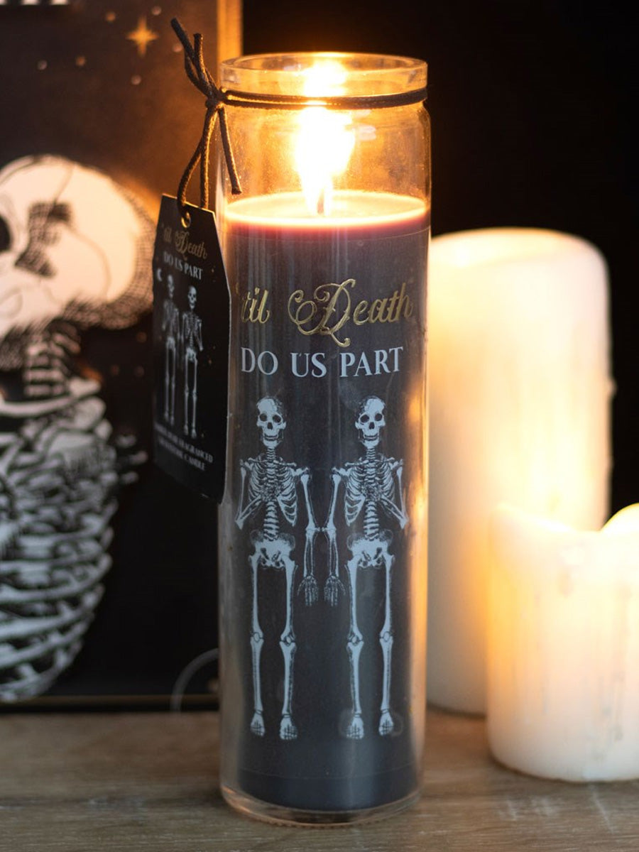 Til Death Do Us Part Amber Noir Tube Candle