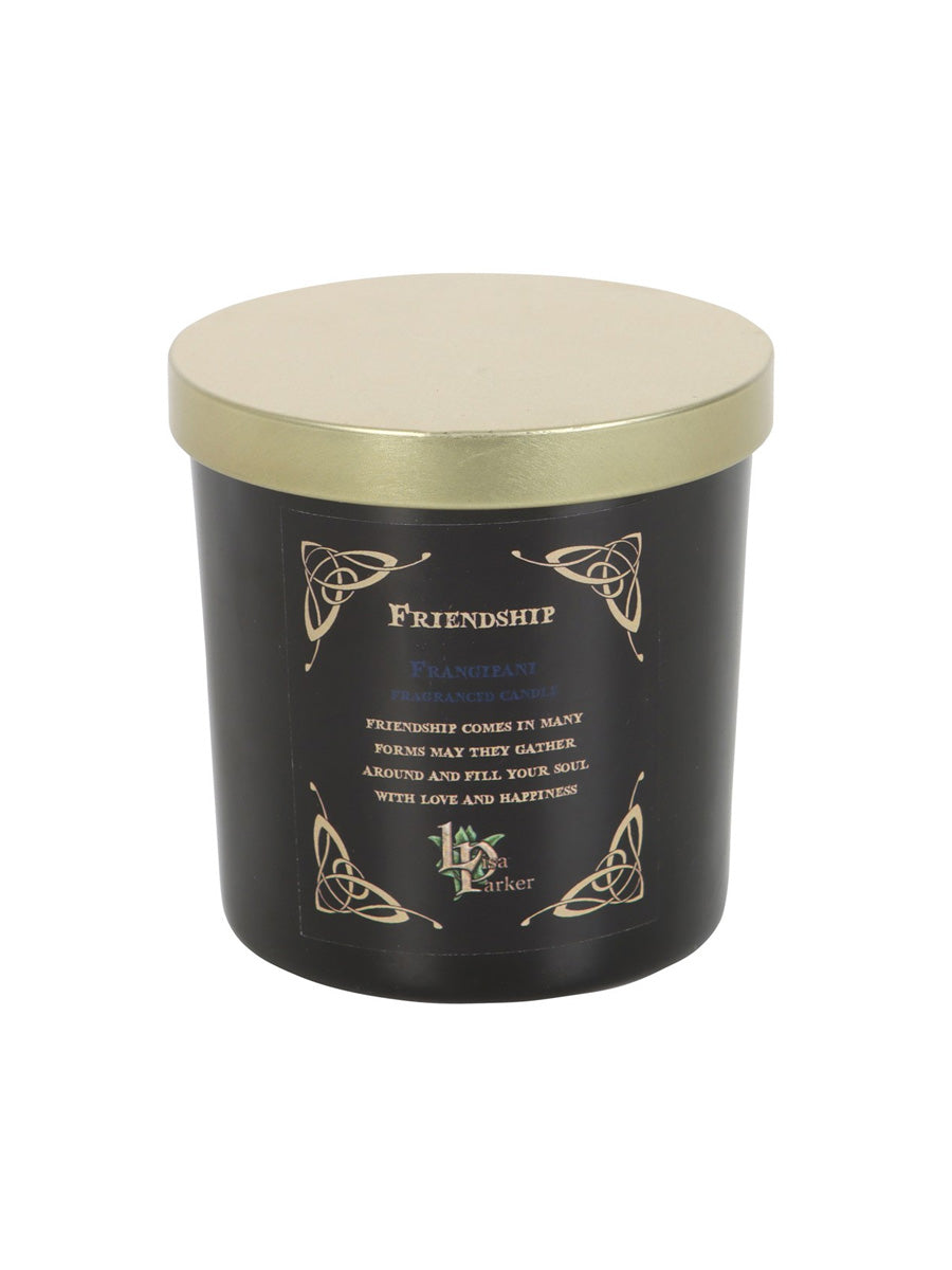 'Moon Gazing Hares' Friendship Candle by Lisa Parker