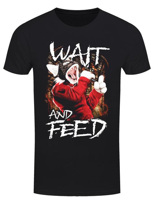 Playlist Pets Wait and Feed Men's Black T-Shirt