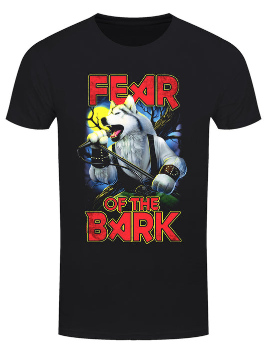 Playlist Pets Fear of the Bark Men's Black T-Shirt
