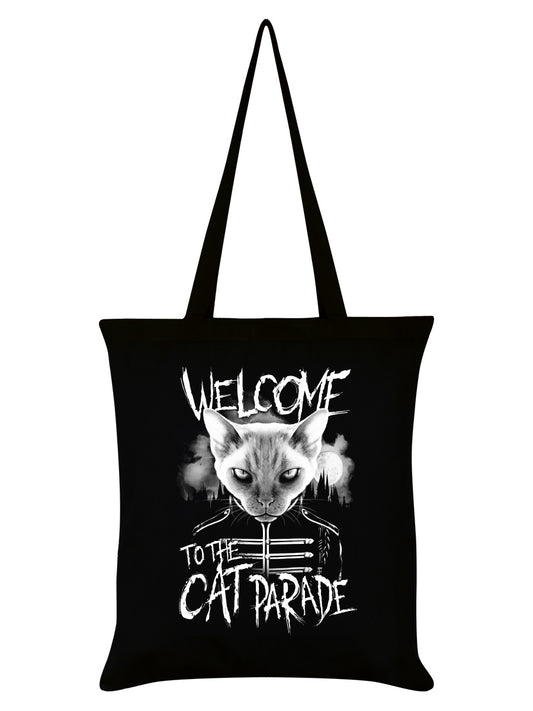 Playlist Pets Welcome To The Cat Parade Black Tote Bag