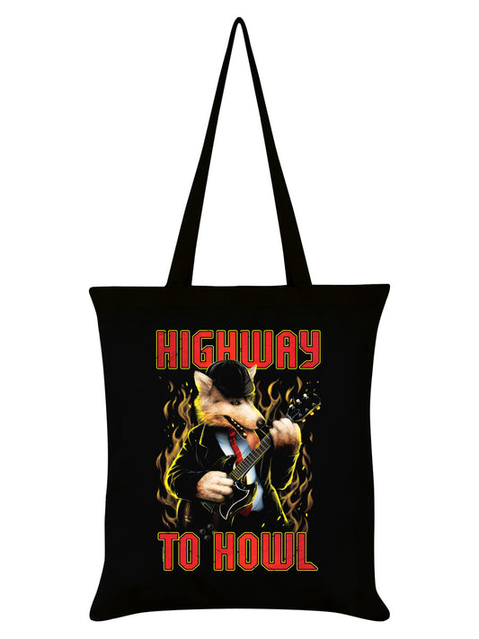 Playlist Pets Highway To Howl Black Tote Bag