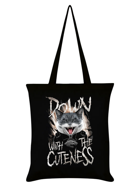 Playlist Pets Down With The Cuteness Black Tote Bag