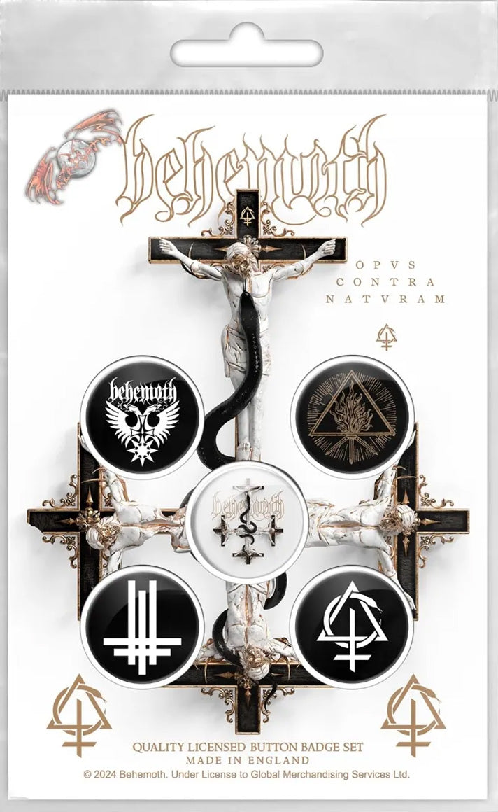 Behemoth Opvs Contra Natvram Badge Pack