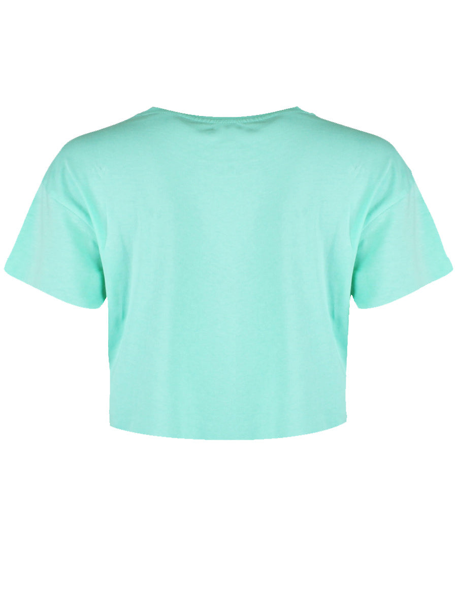 Sounds Gay I'm In Mint Green Boxy Crop Top
