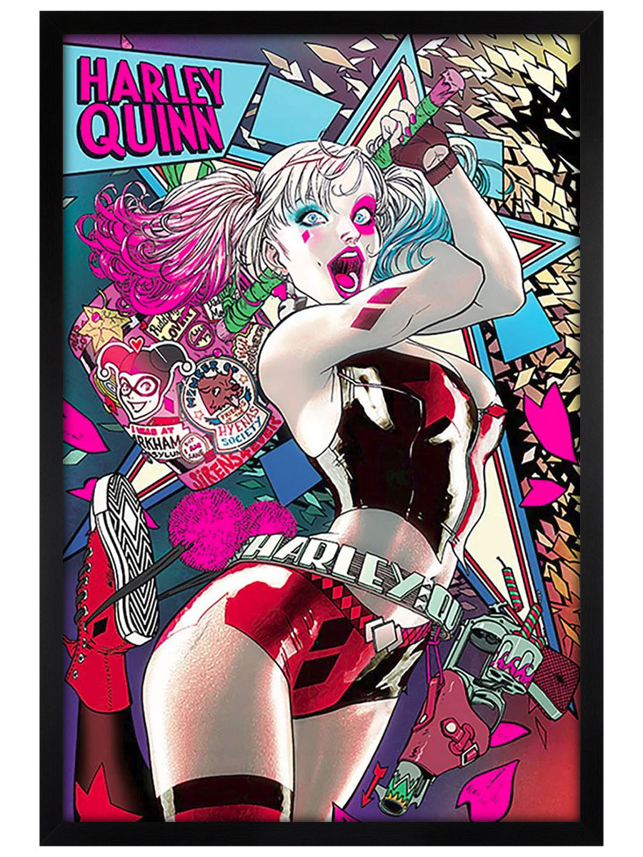Batman Harley Quinn Neon Maxi Poster