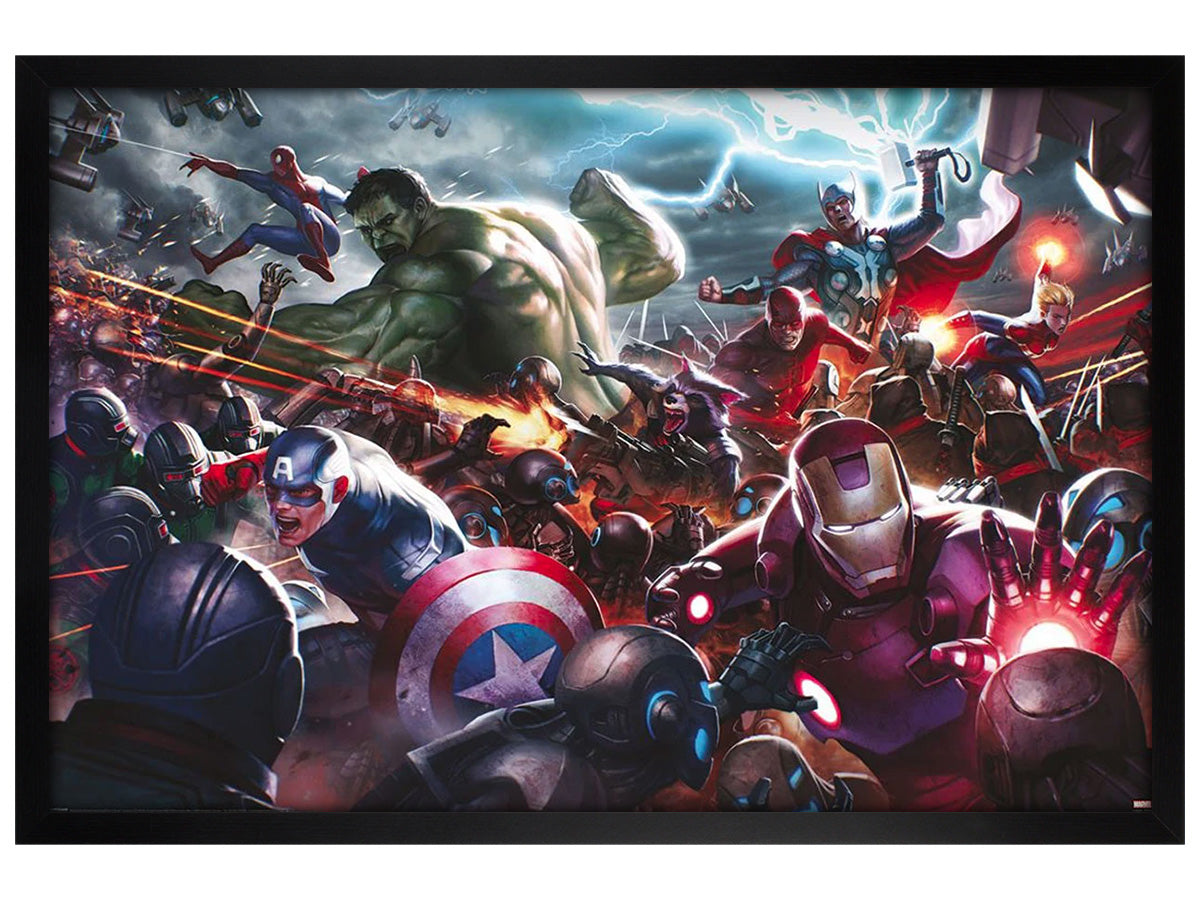 Marvel Future Fight Heroes Assault Maxi Poster