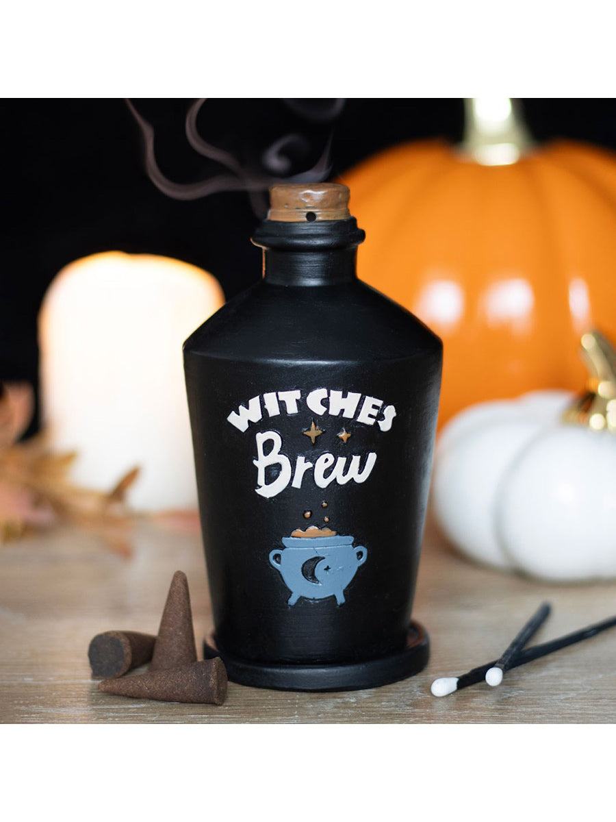 Witches Brew Potion Bottle Incense Cone Burner