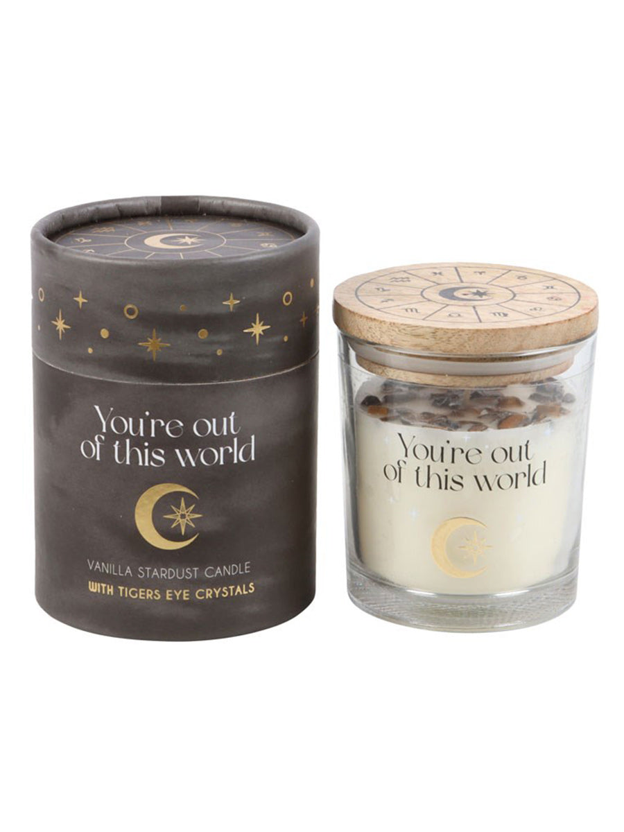 Vanilla Stardust Crystal Chip Candle