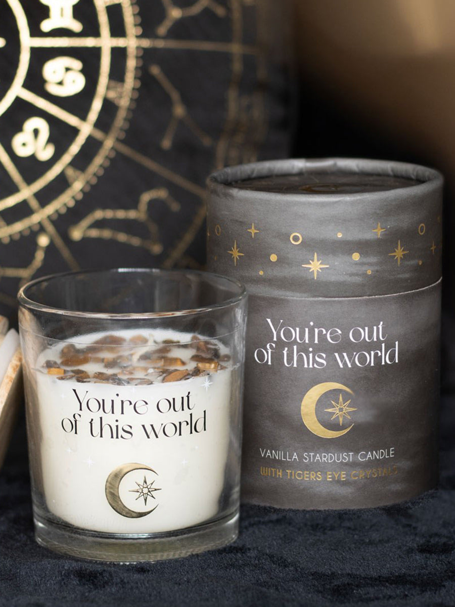 Vanilla Stardust Crystal Chip Candle