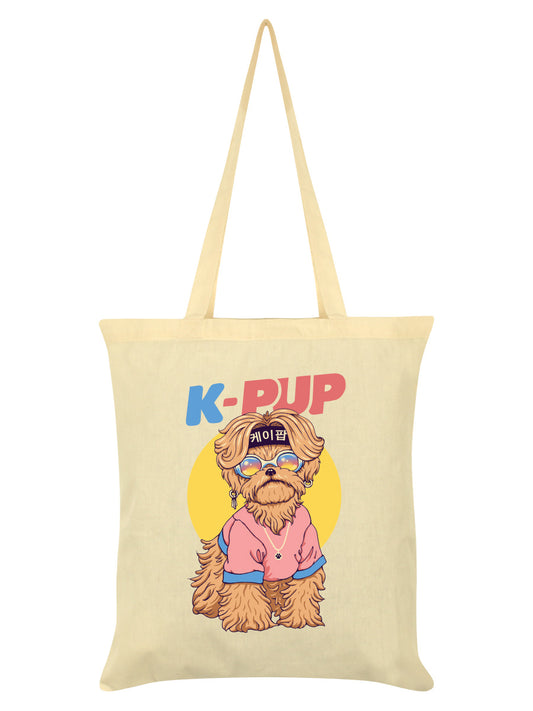 Vincent Trinidad K-Pup Cream Tote Bag