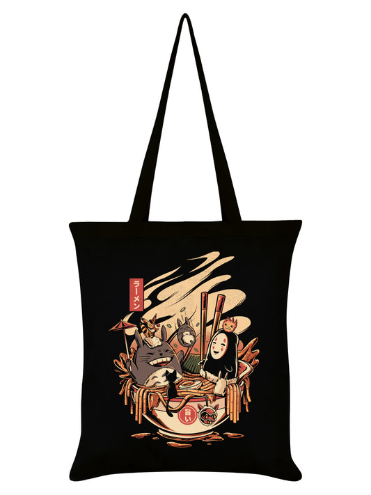 Illustrata Ramen Pool Party Black Tote Bag