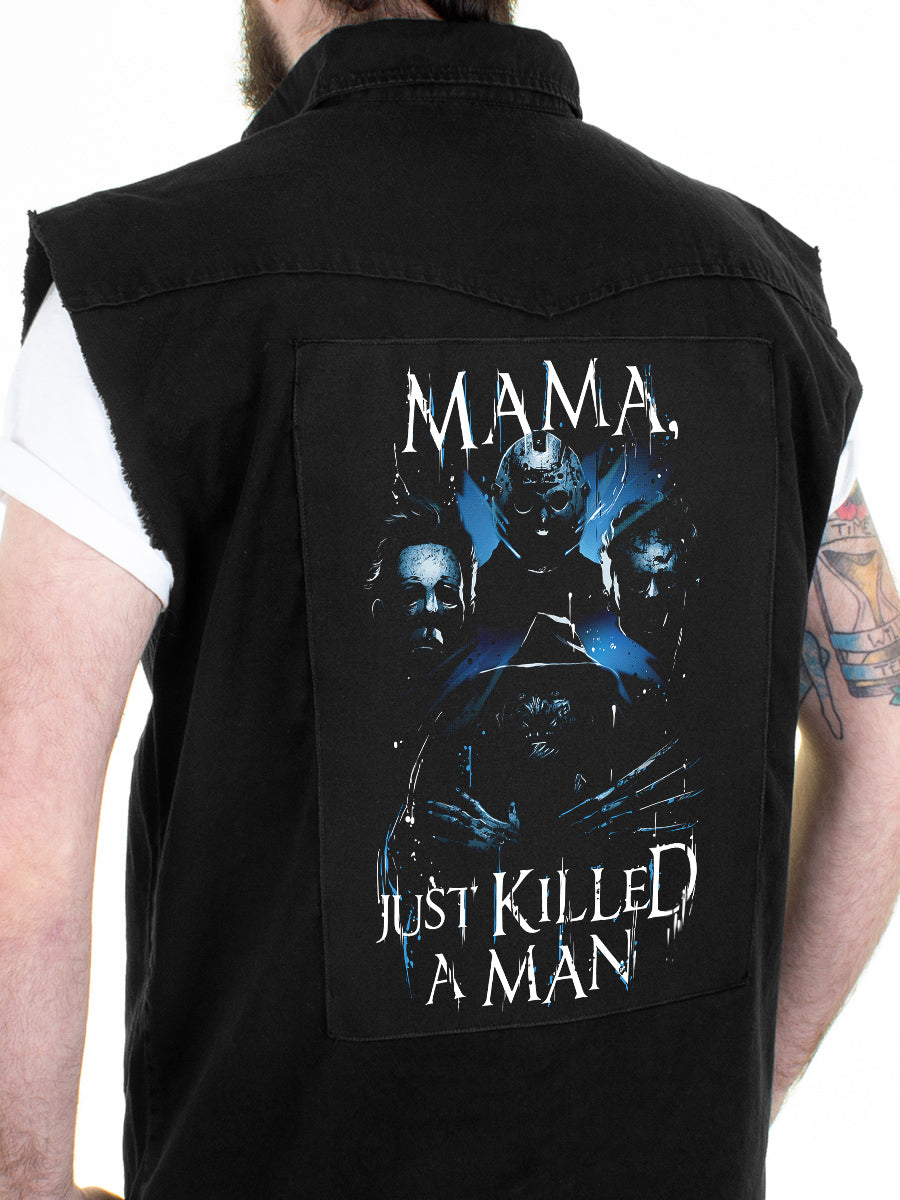 Mama, Just Killed A Man Back Patch