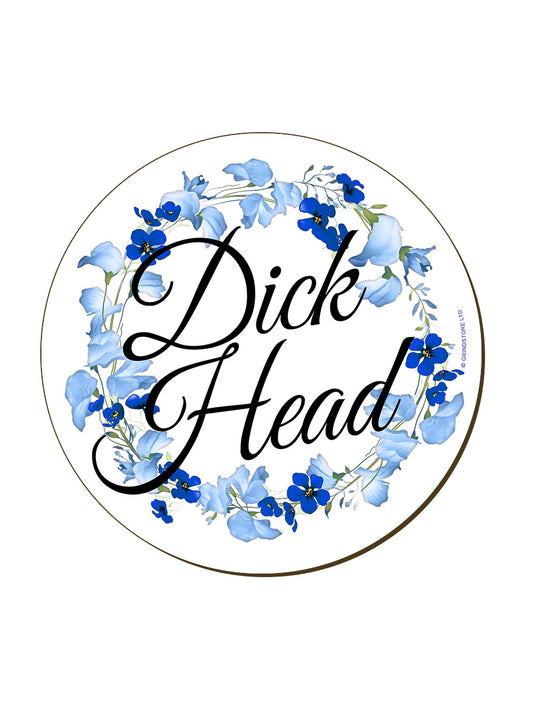 Dickhead Floral Coaster