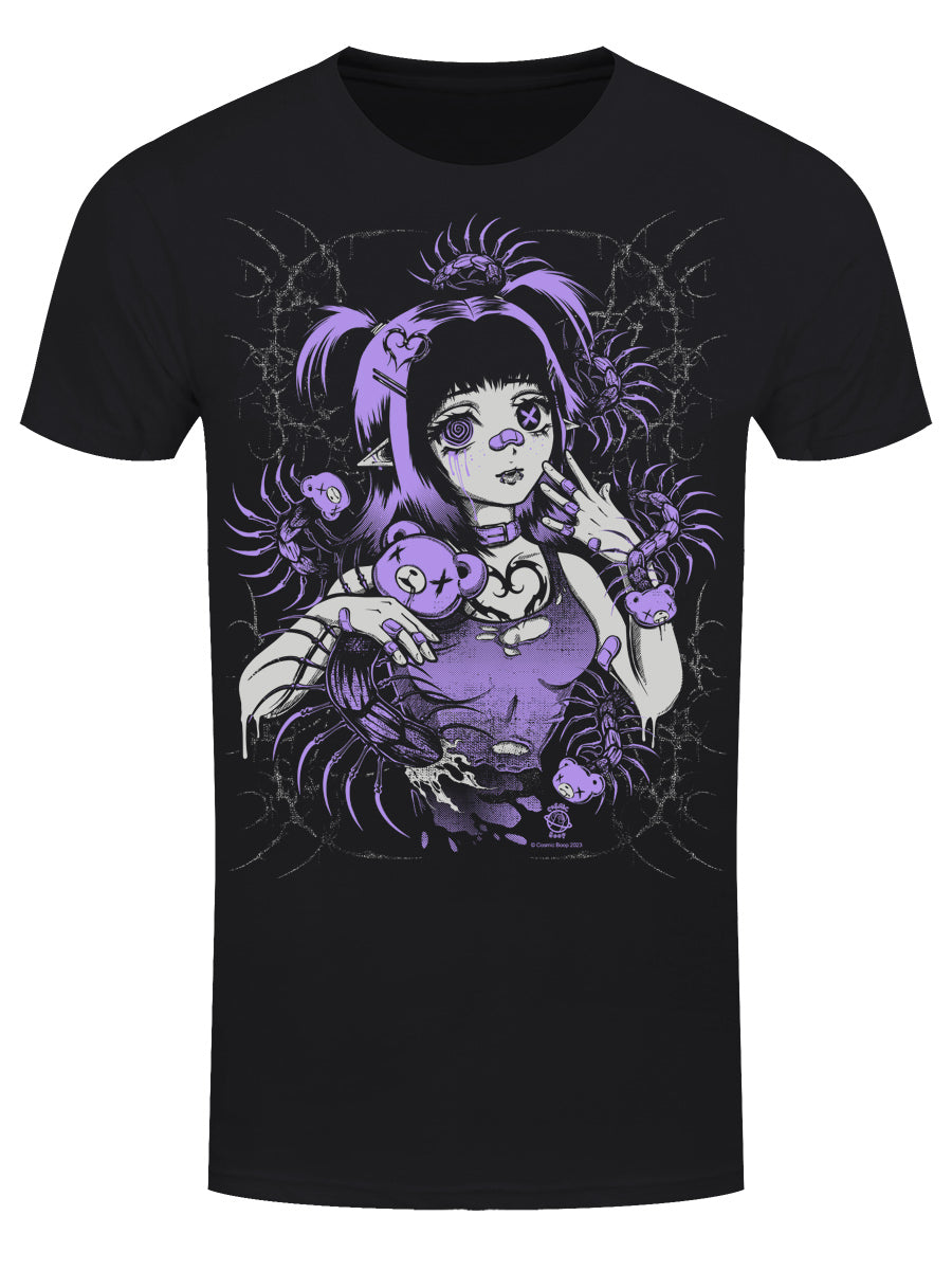 Cosmic Boop Changes Men's Black T-Shirt - Main Image