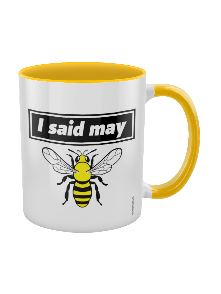 I Said May Bee Yellow Inner 2-Tone Mug