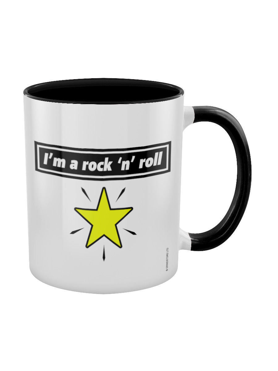I'm A Rock 'n' Roll Star Black Inner 2-Tone Mug
