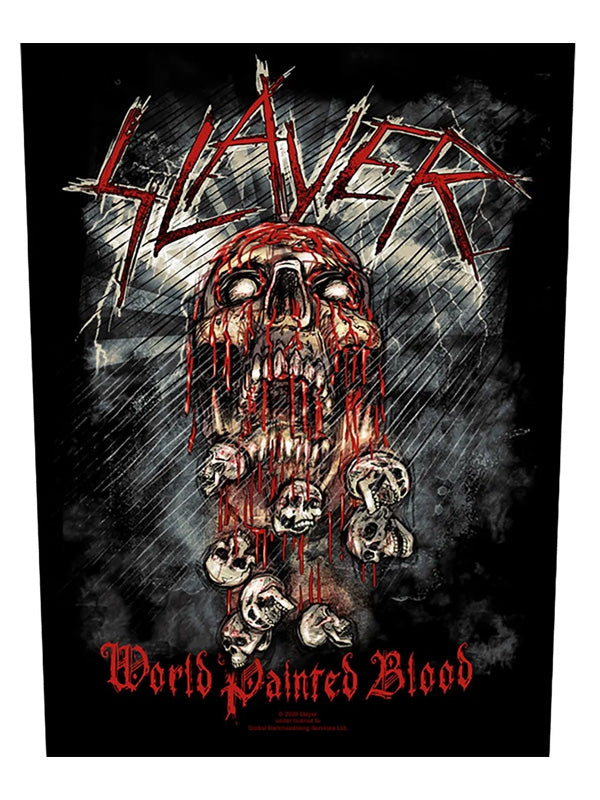Slayer World Painted Blood Back Patch