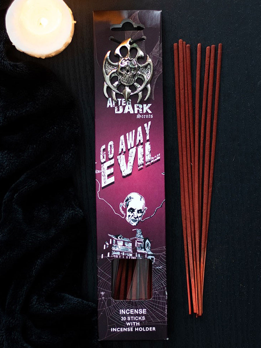 After Dark Go Away Evil Incense Sticks with Holder