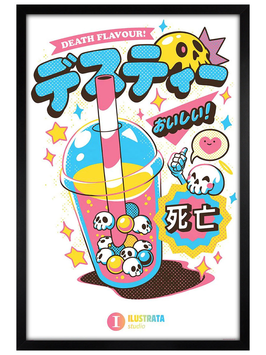 Ilustrata Death Bubble Tea Maxi Poster