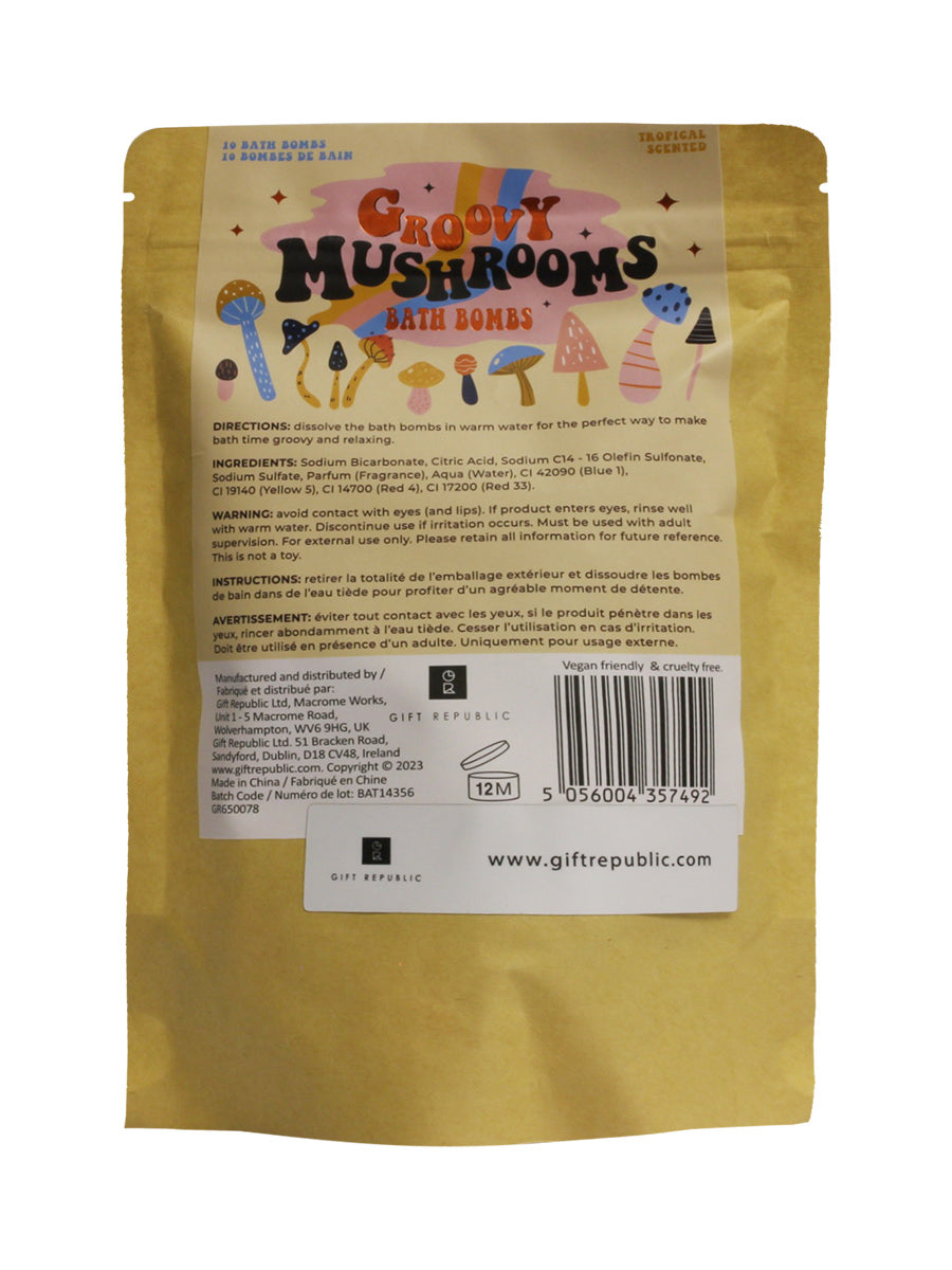 Groovy Mushroom Bath Bombs