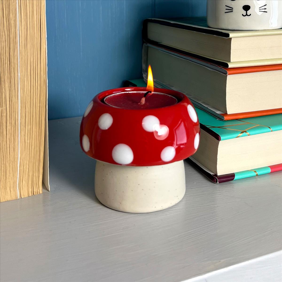 Mushroom Tea Light Holder