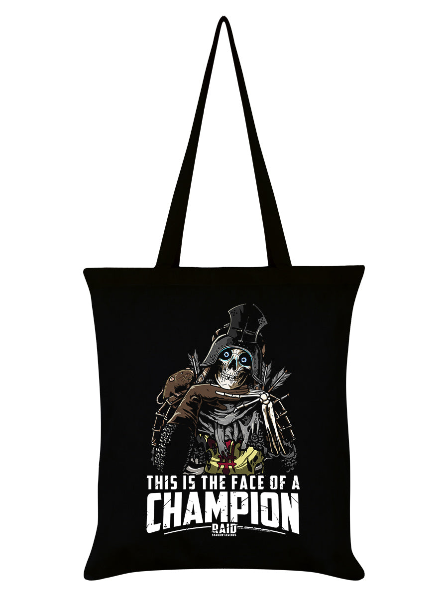 RAID: Shadow Legends Deathknight Champion Black Tote Bag
