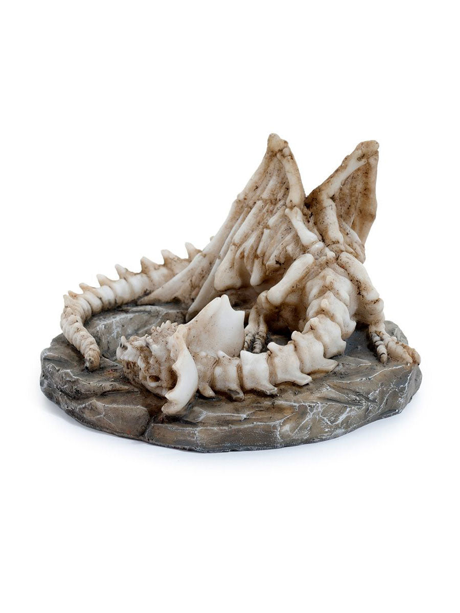Shadows of Darkness Sleeping Bones Dragon Skeleton Tea Light Candle Holder