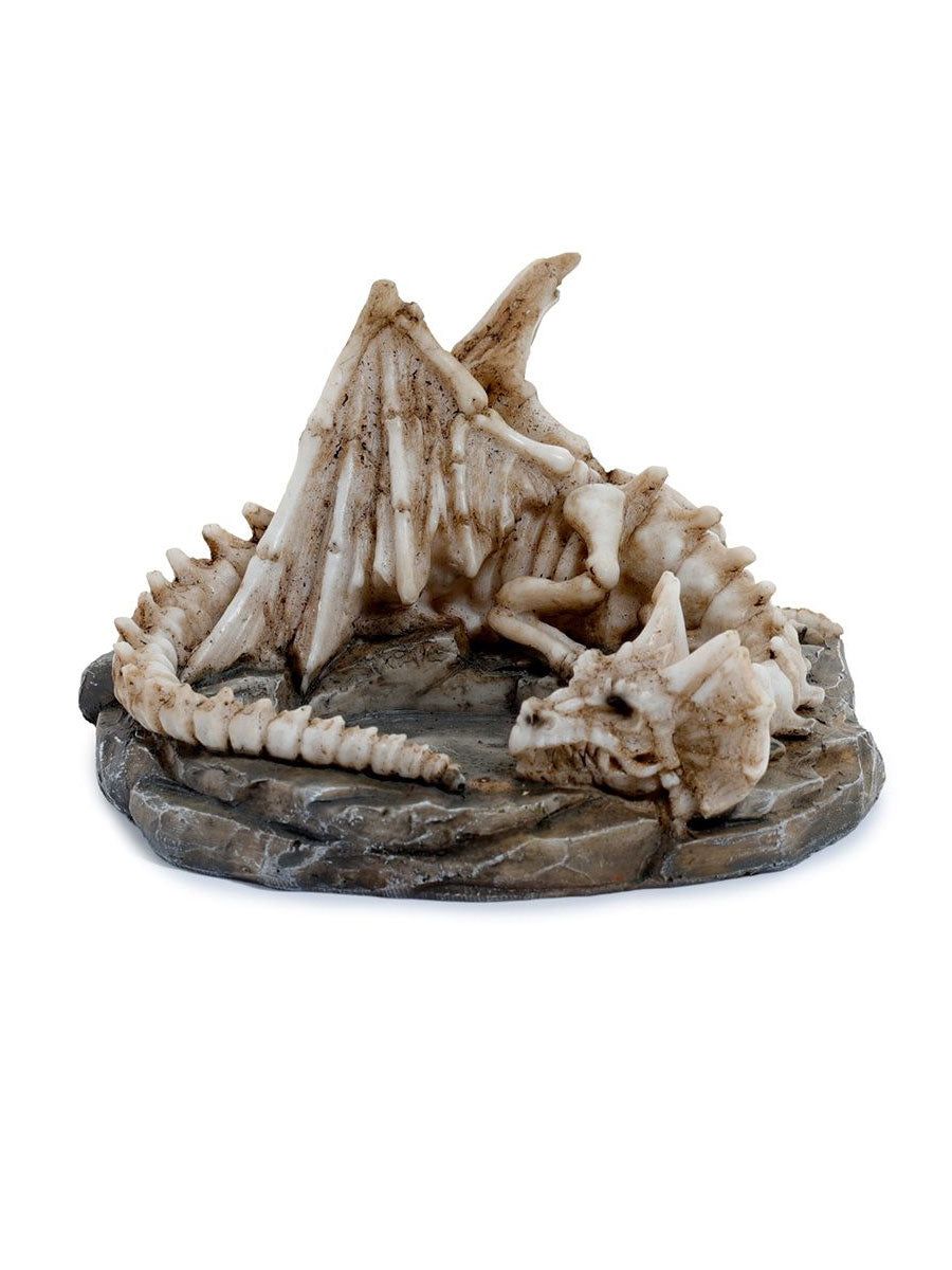 Shadows of Darkness Sleeping Bones Dragon Skeleton Tea Light Candle Holder