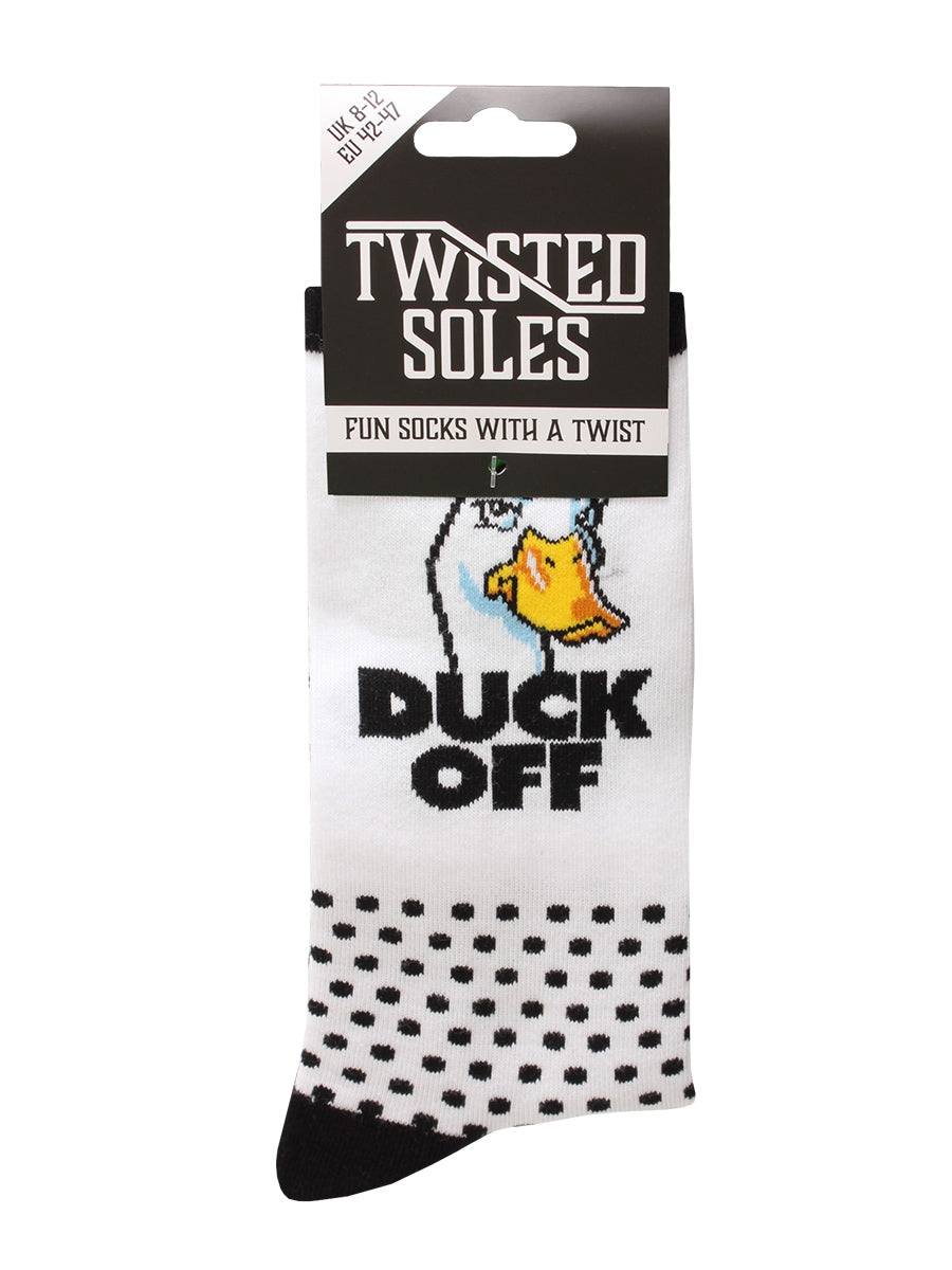 Twisted Soles Duck Off Adult Socks (1 Pair) Size UK 8-12