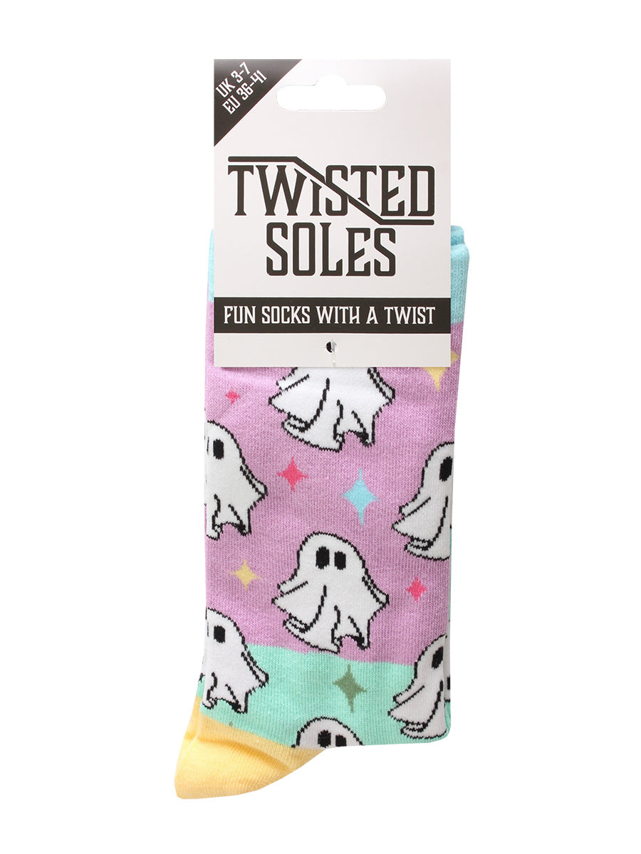 Twisted Soles x Galaxy Ghouls Adult Socks (1 Pair) Size UK 3-7