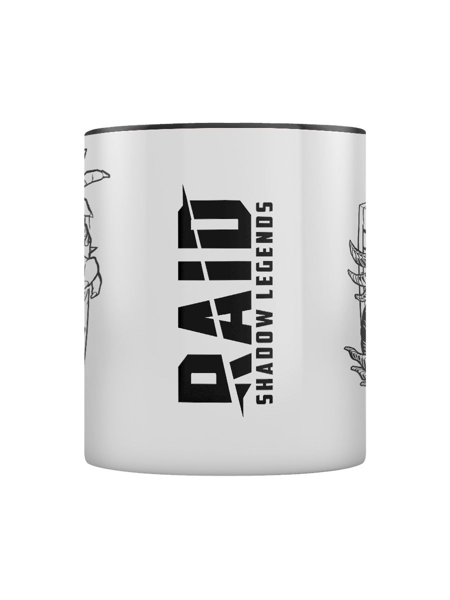RAID: Shadow Legends Demon Lord Outline Black Inner 2-Tone Mug