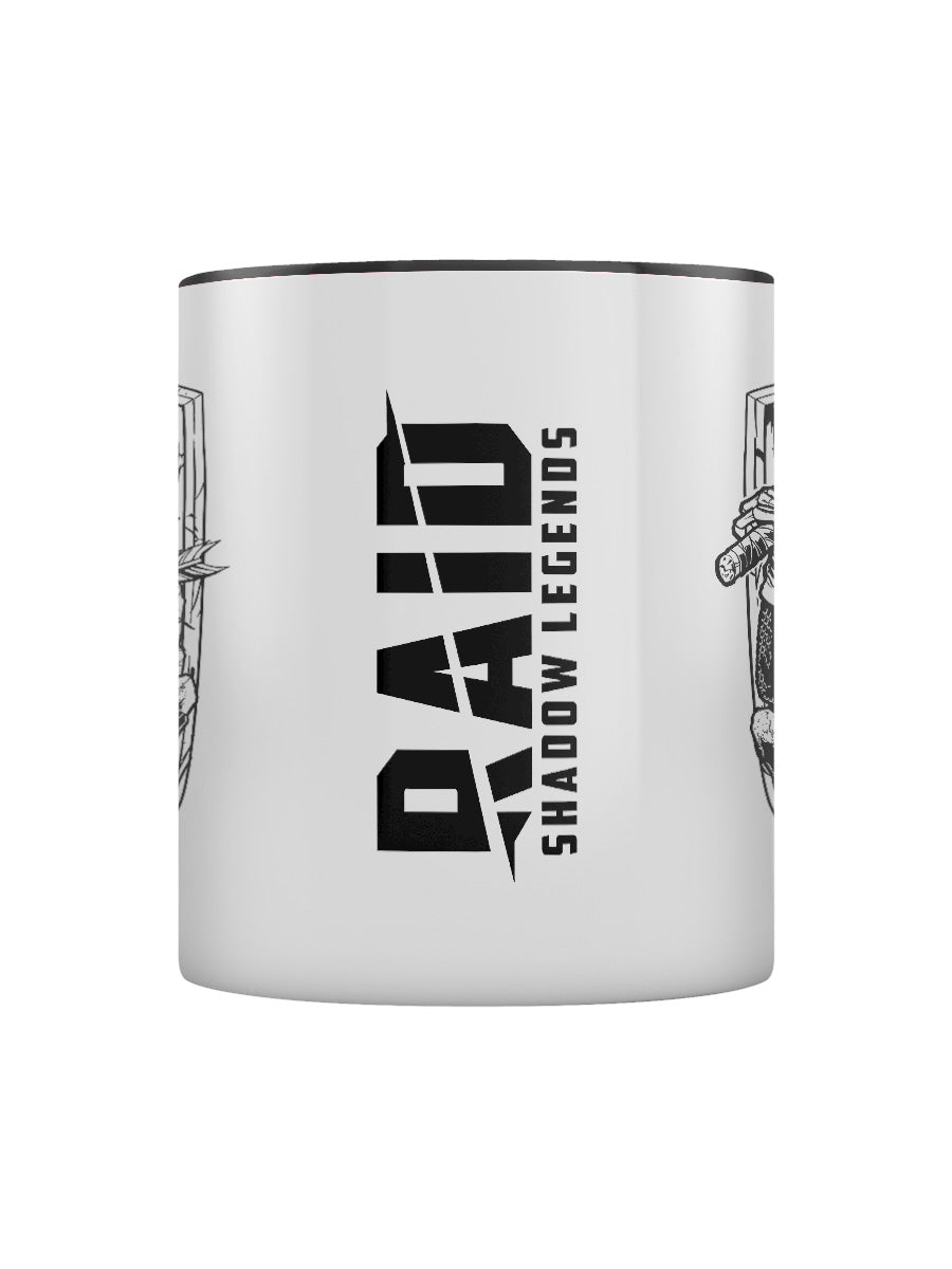 RAID: Shadow Legends Deathknight Outline Black Mug