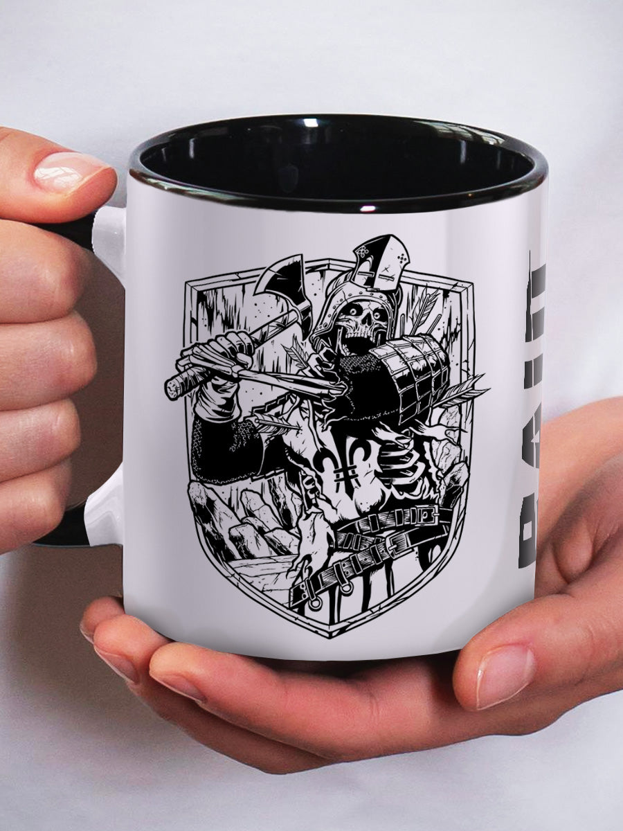 RAID: Shadow Legends Deathknight Outline Black Mug