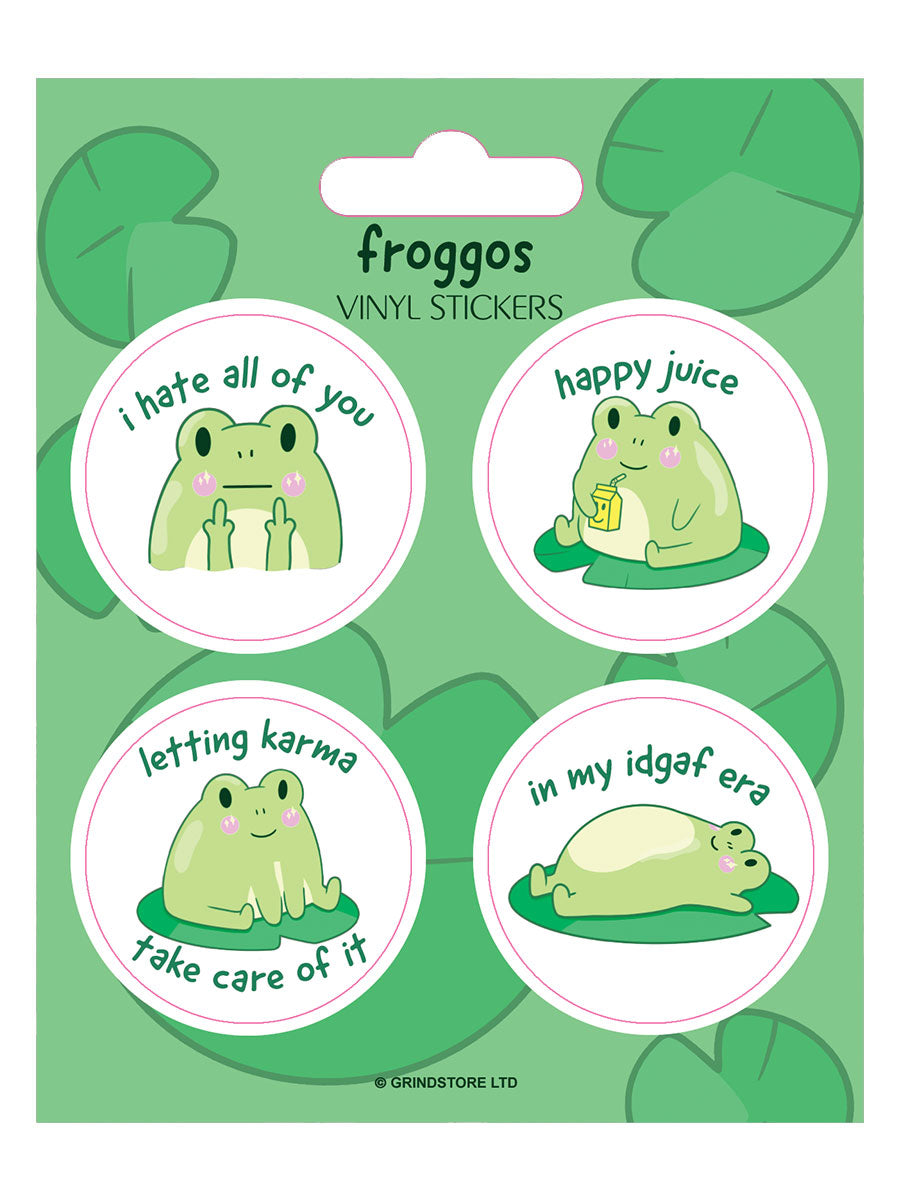 Froggos Vinyl Sticker Set