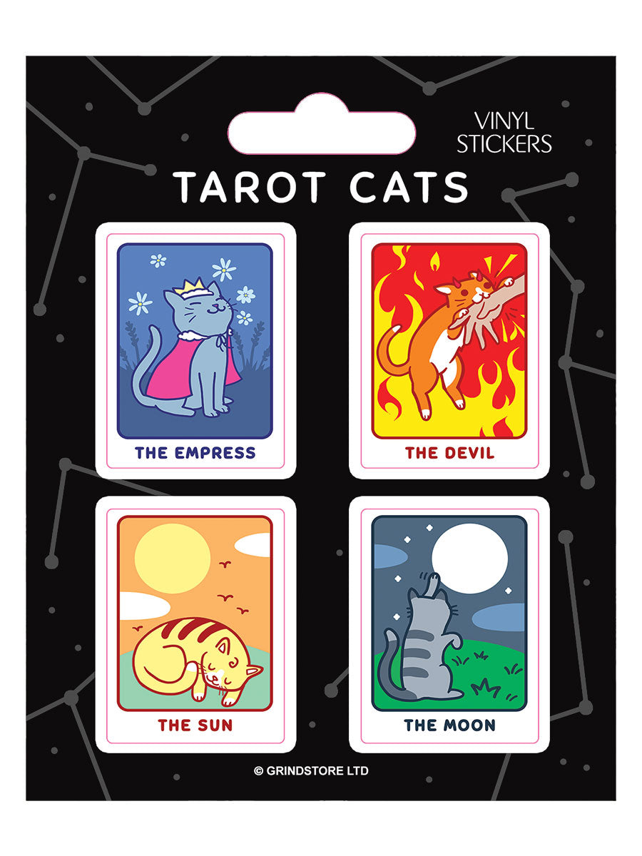 Tarot Cats Vinyl Sticker Set