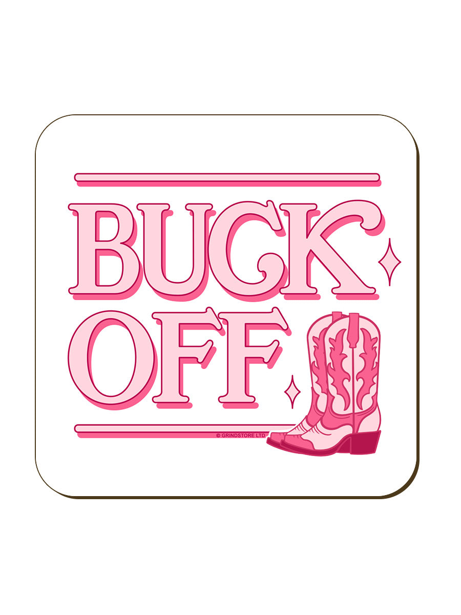 Buck Off Coaster