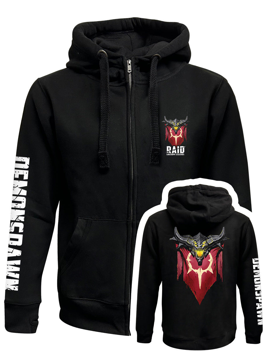 RAID: Shadow Legends Demonspawn Black Zipped Premium Hoodie