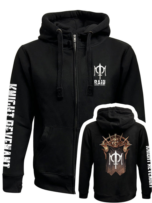 RAID: Shadow Legends Knight Revenant Black Zipped Premium Hoodie