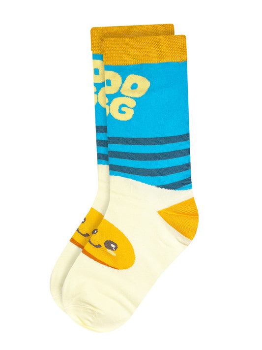 Twisted Soles Good Egg Novelty Adult Socks (1 Pair) Size UK 3-7