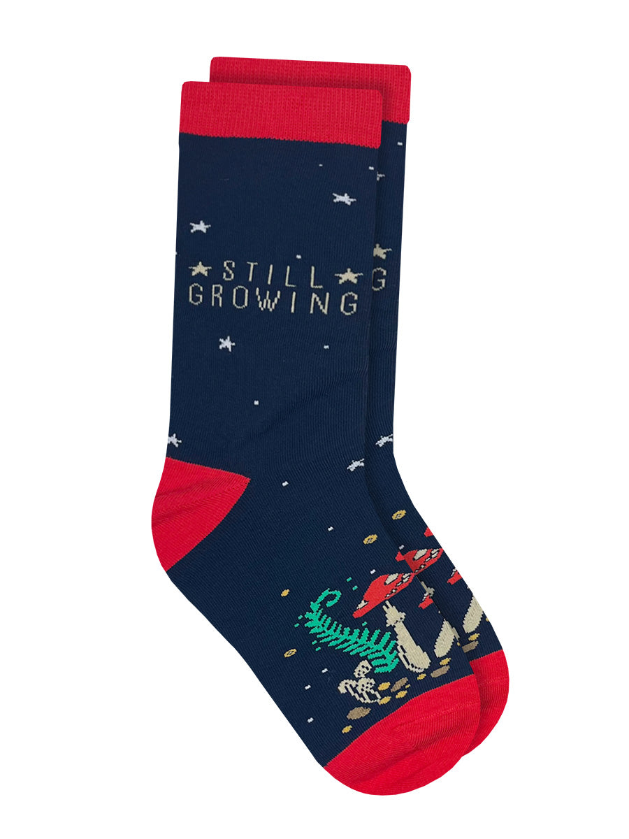 Twisted Soles Still Growing Novelty Adult Socks (1 Pair) Size UK 3-7