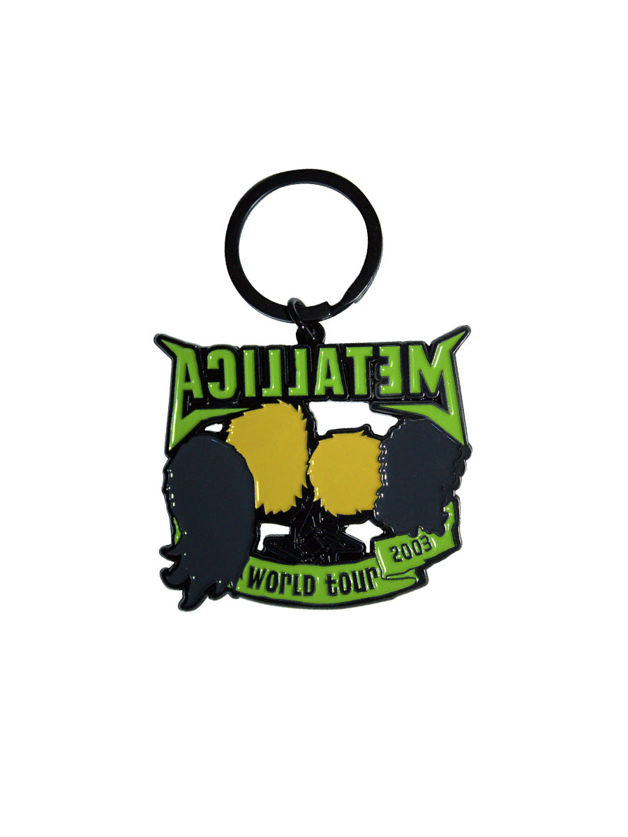 Metallica Since 1981 Heads Keychain (Double Sided)